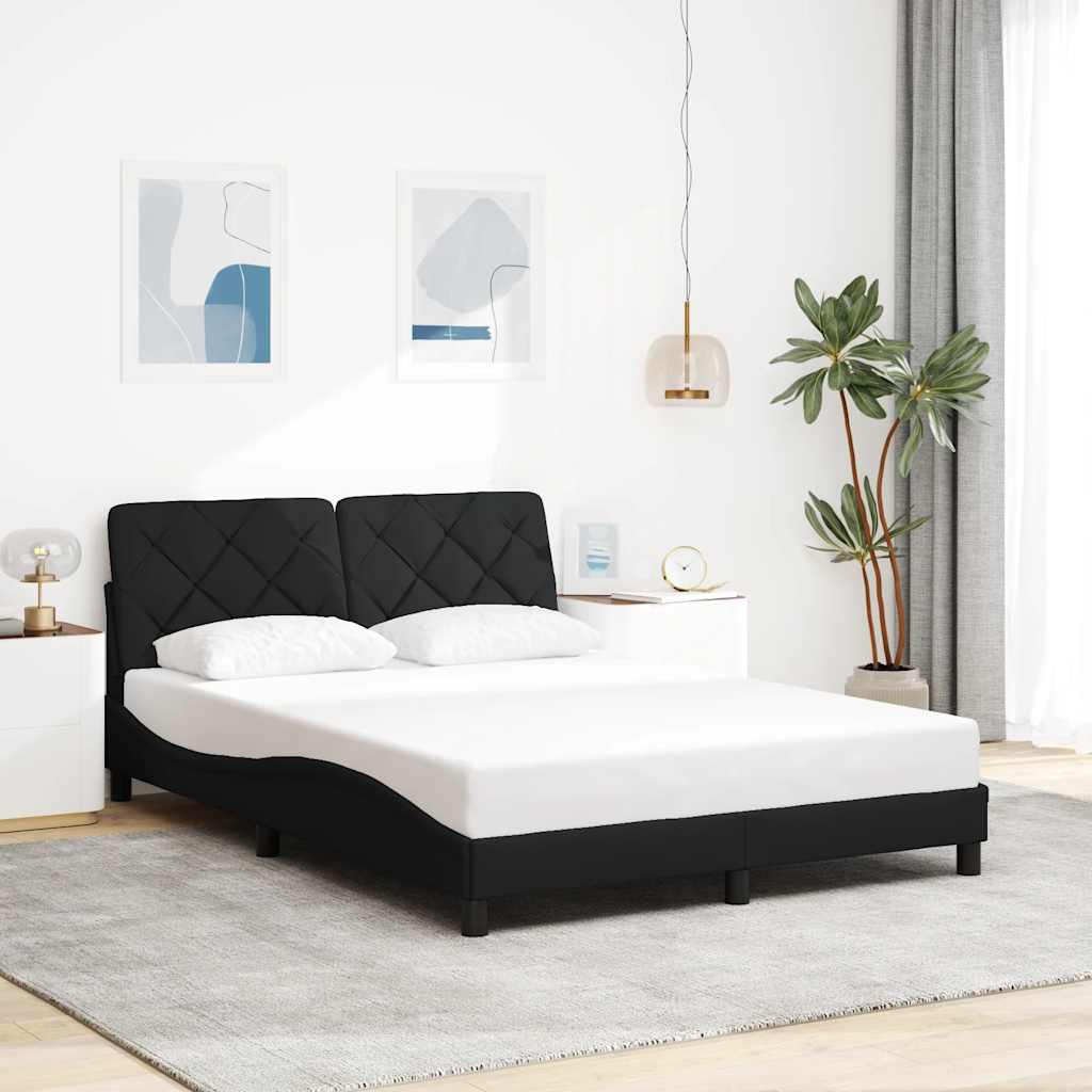 Cadre De Lit Sans Matelas Tissu