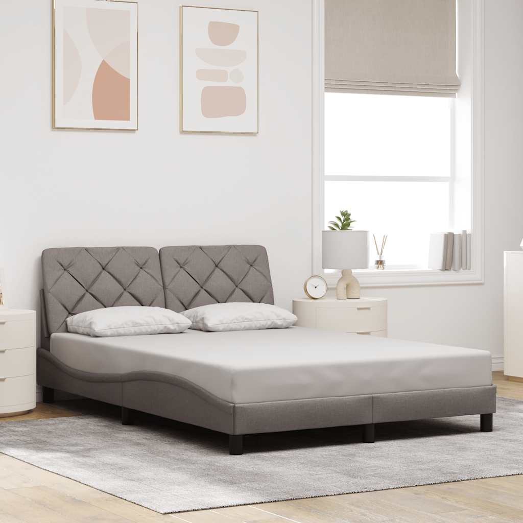 Cadre De Lit Sans Matelas Tissu