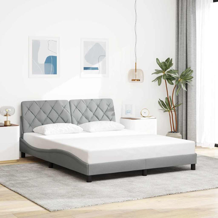 Cadre De Lit Sans Matelas Tissu
