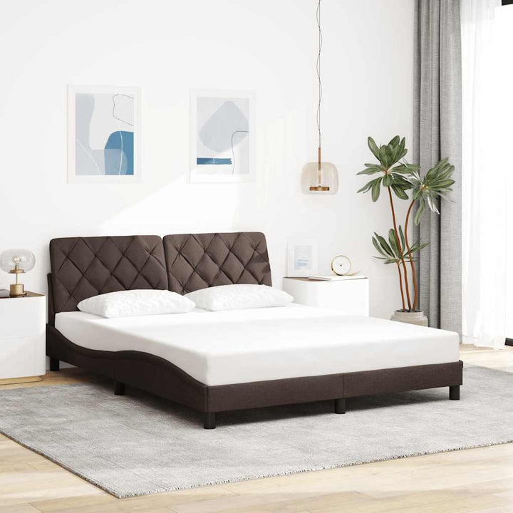 Cadre De Lit Sans Matelas Tissu