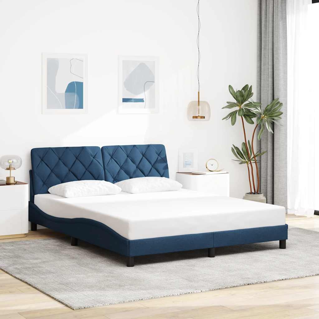 Cadre De Lit Sans Matelas Tissu