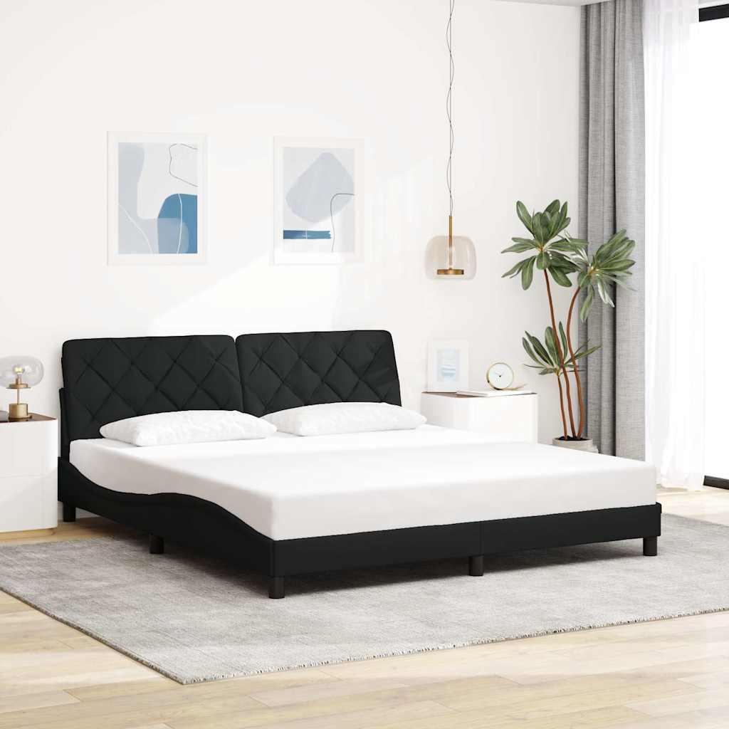 Cadre De Lit Sans Matelas Tissu