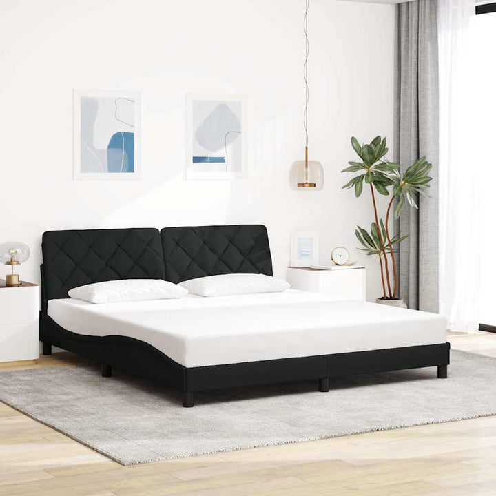 Cadre De Lit Sans Matelas Tissu