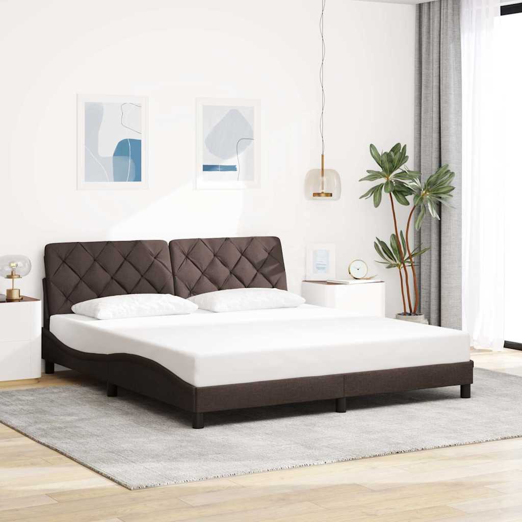 Cadre De Lit Sans Matelas Tissu
