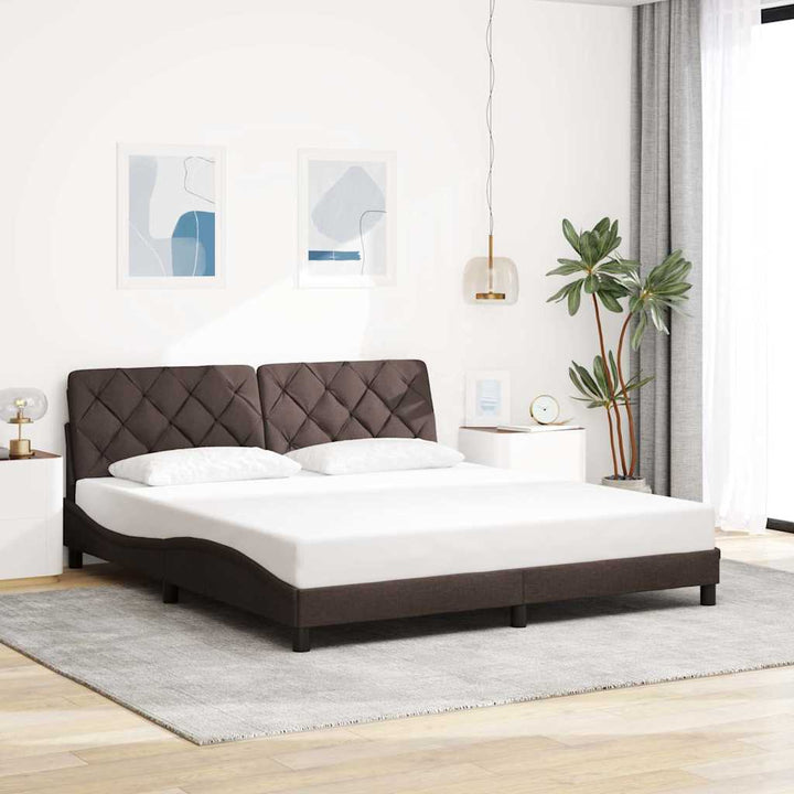 Cadre De Lit Sans Matelas Tissu