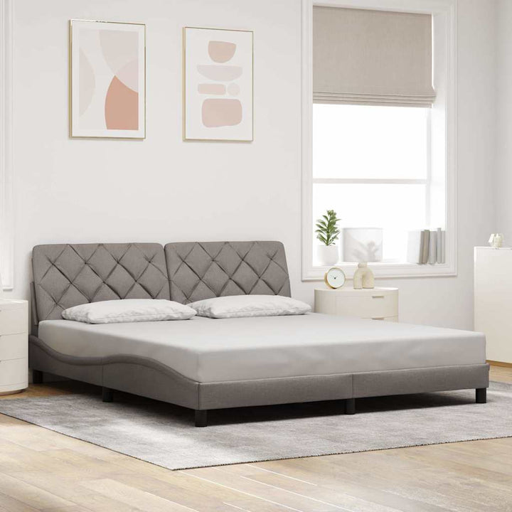 Cadre De Lit Sans Matelas Tissu