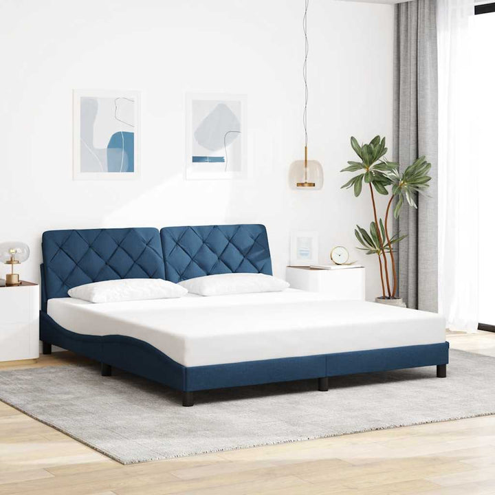 Cadre De Lit Sans Matelas Tissu