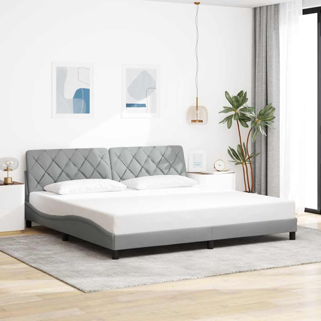 Cadre De Lit Sans Matelas Tissu