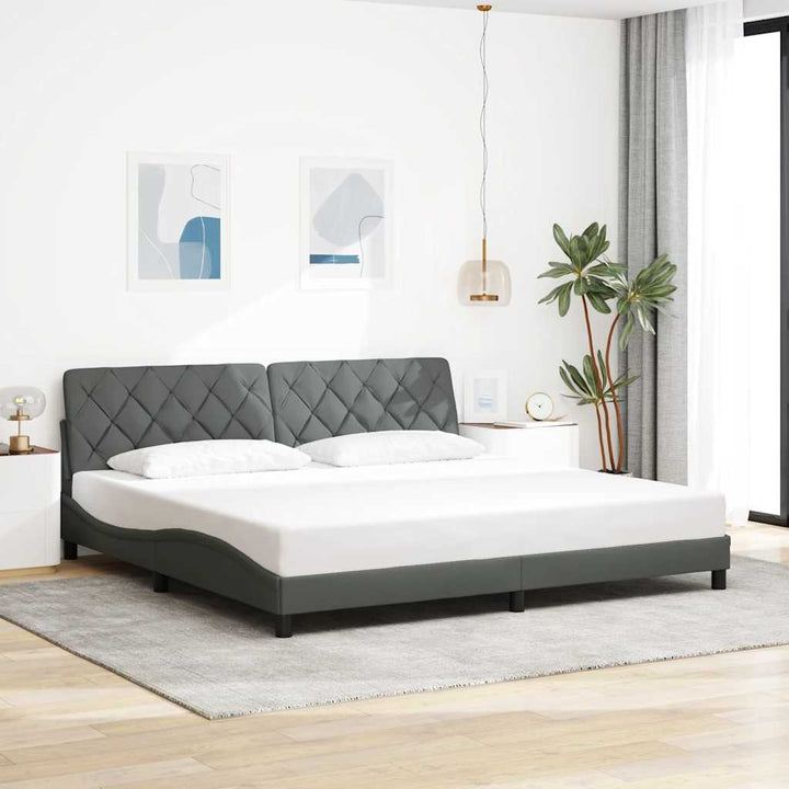 Cadre De Lit Sans Matelas Tissu