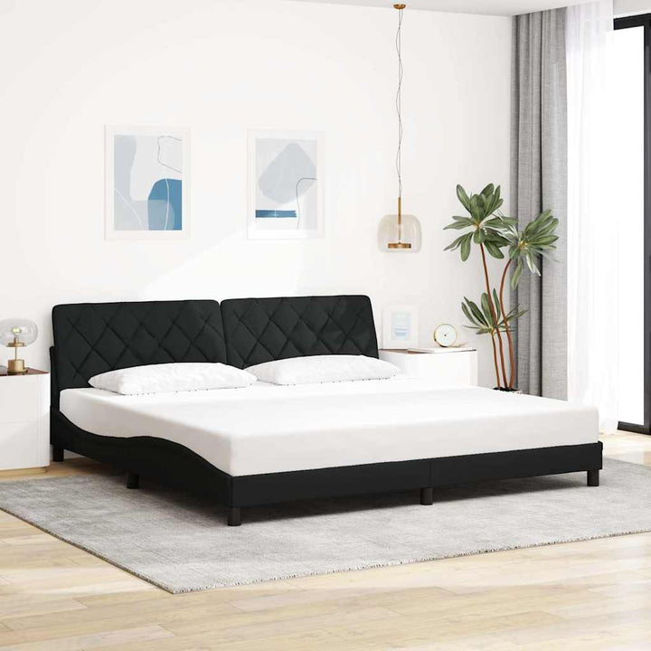 Cadre De Lit Sans Matelas Tissu