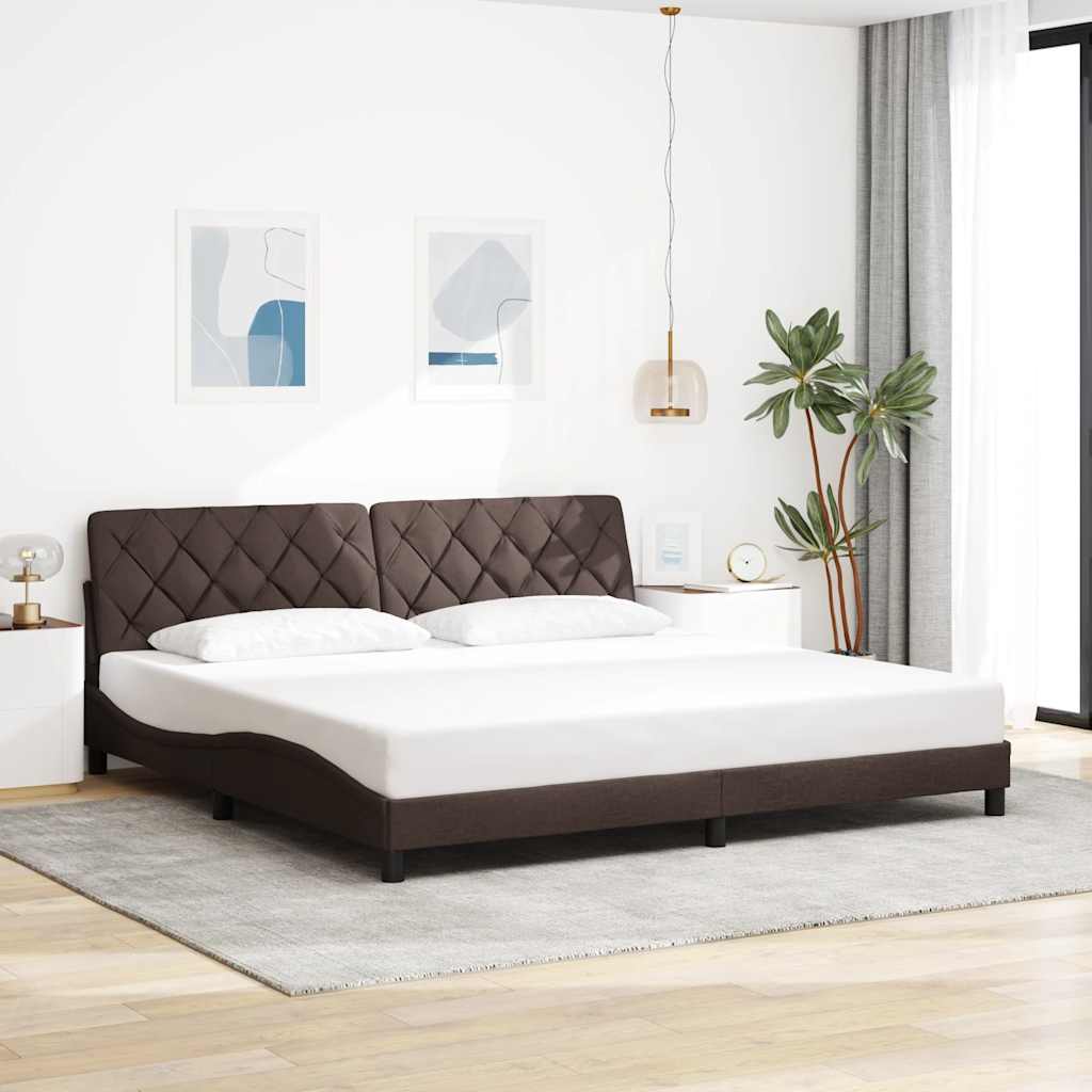 Cadre De Lit Sans Matelas Tissu
