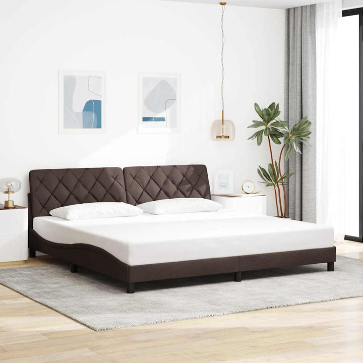 Cadre De Lit Sans Matelas Tissu