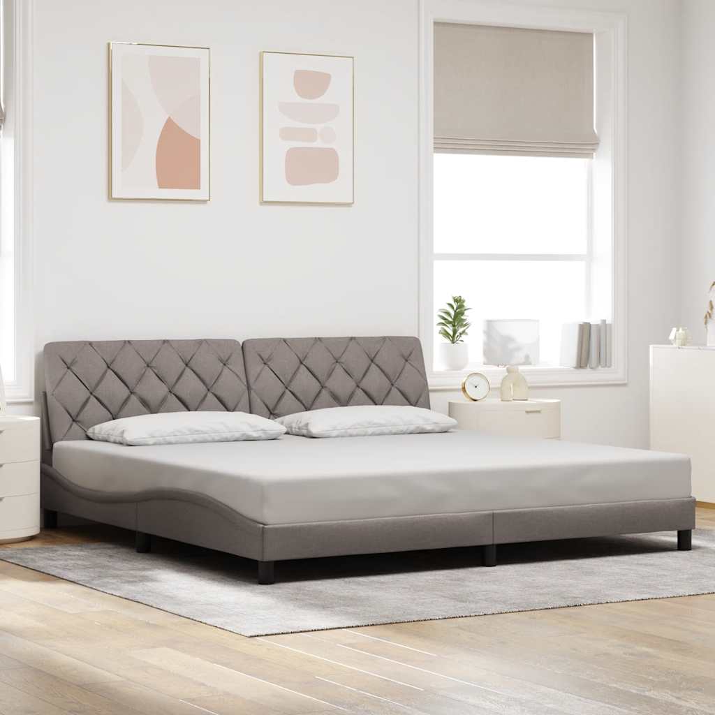 Cadre De Lit Sans Matelas Tissu