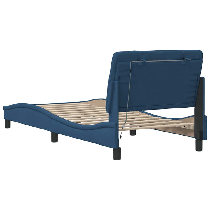 Cadre De Lit Avec Led Sans Matelas Tissu