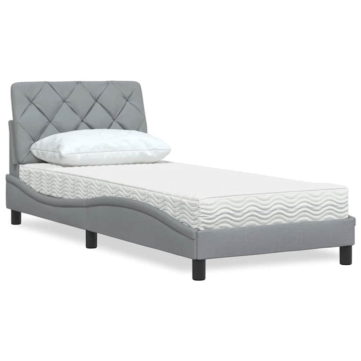 Lit Avec Matelas Tissu