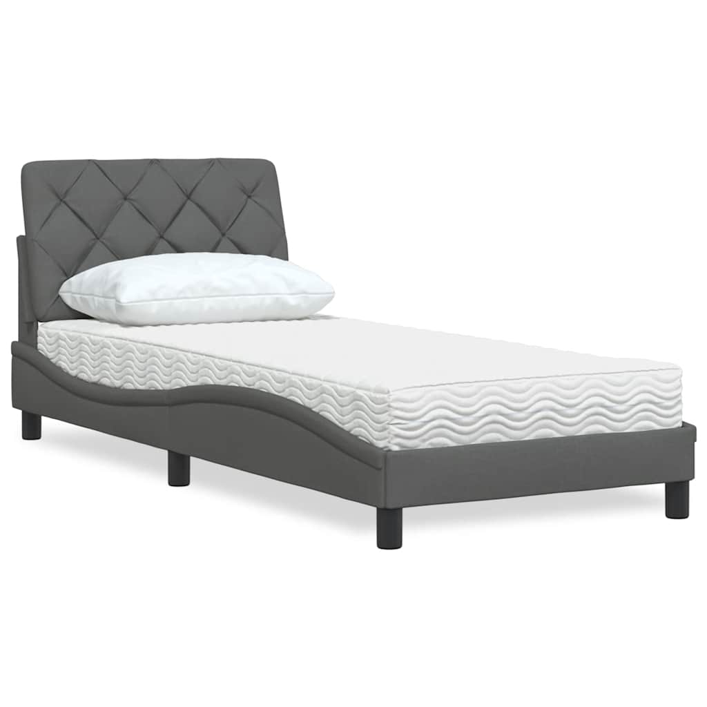 Lit Avec Matelas Tissu