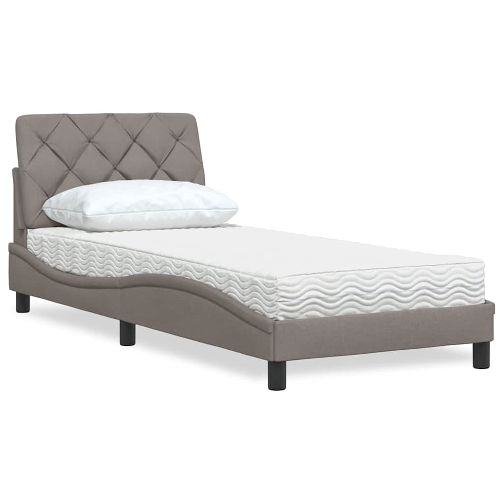 Lit Avec Matelas Tissu