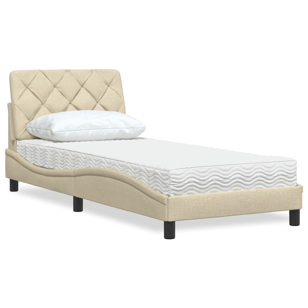 Lit Avec Matelas Tissu