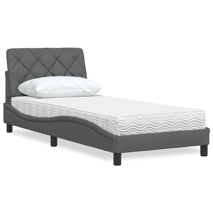 Lit Avec Matelas Tissu