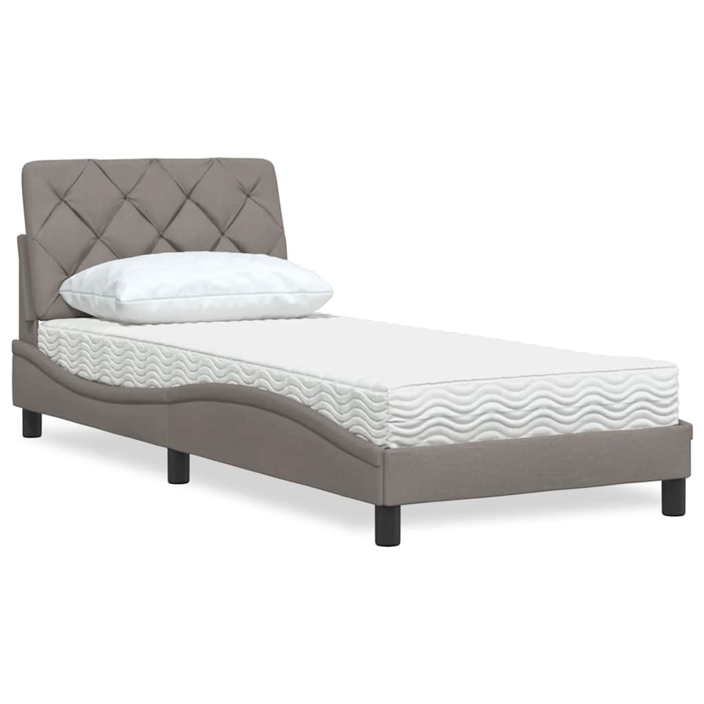 Lit Avec Matelas Tissu
