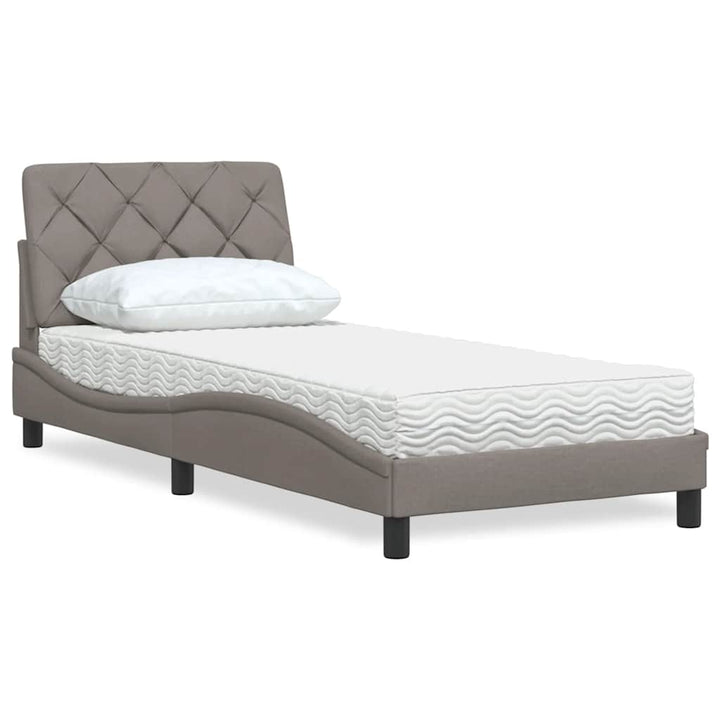 Lit Avec Matelas Tissu