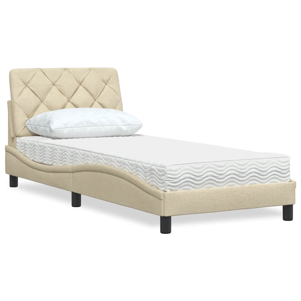 Lit Avec Matelas Tissu