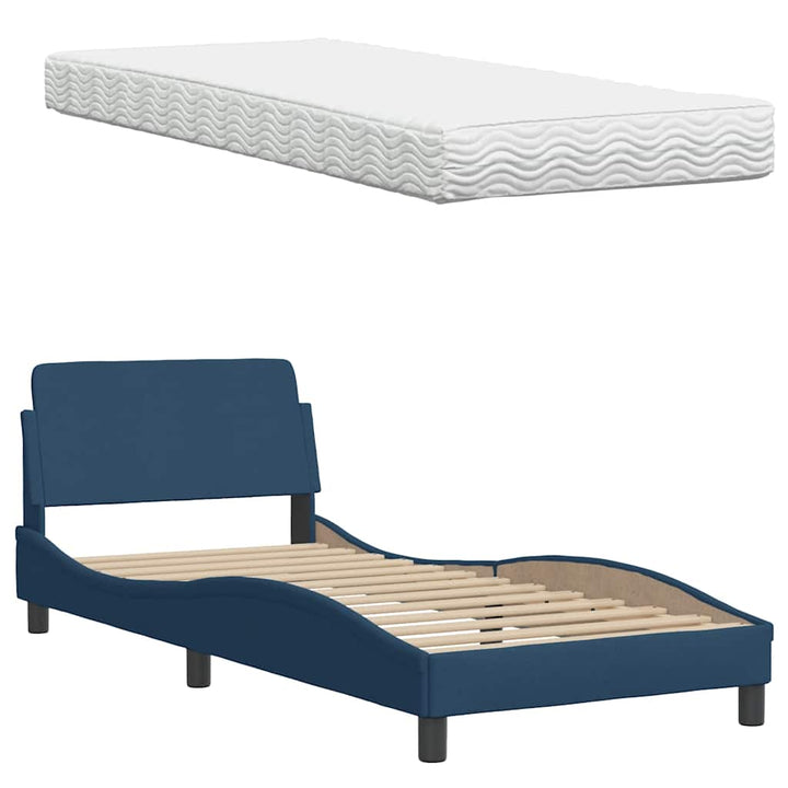 Lit Avec Matelas Tissu