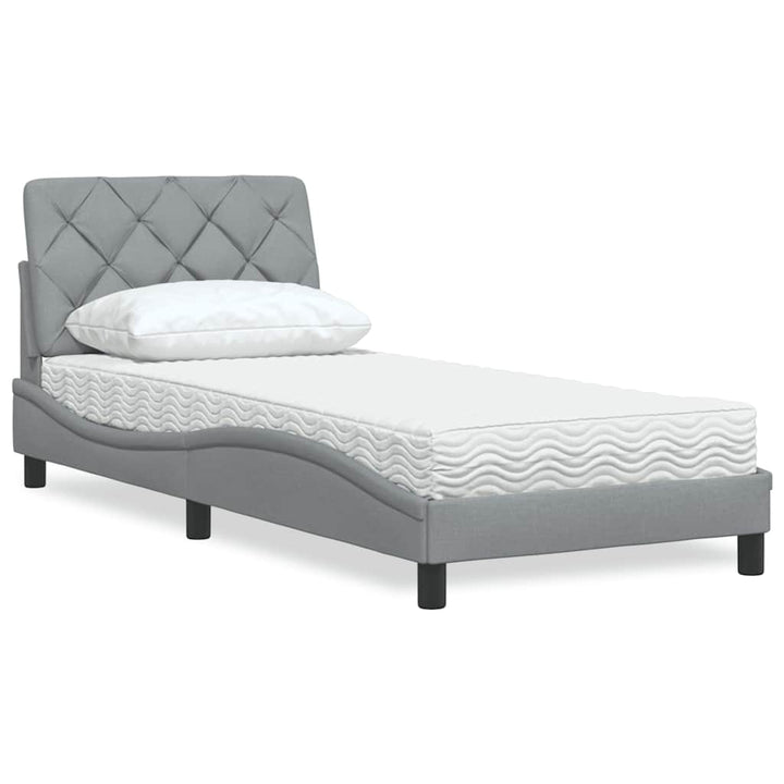 Lit Avec Matelas Tissu