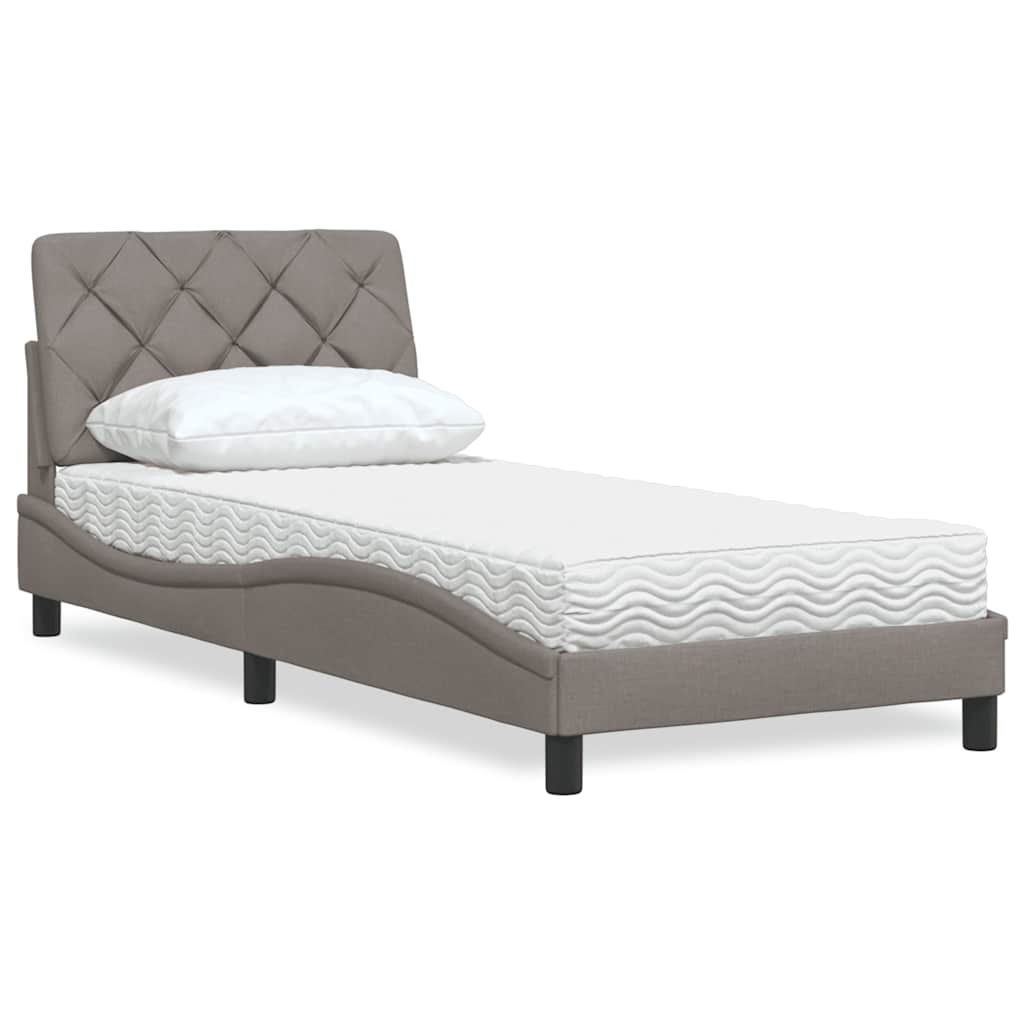 Lit Avec Matelas Tissu