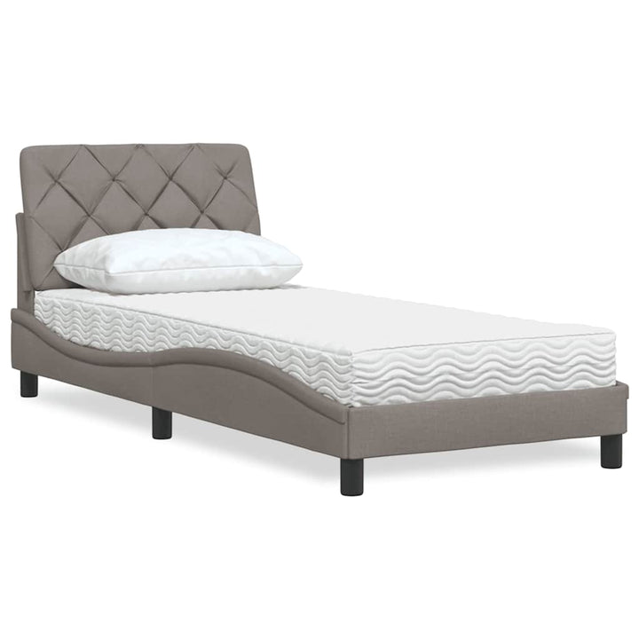 Lit Avec Matelas Tissu