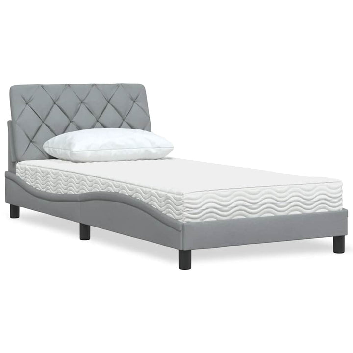 Lit Avec Matelas Tissu
