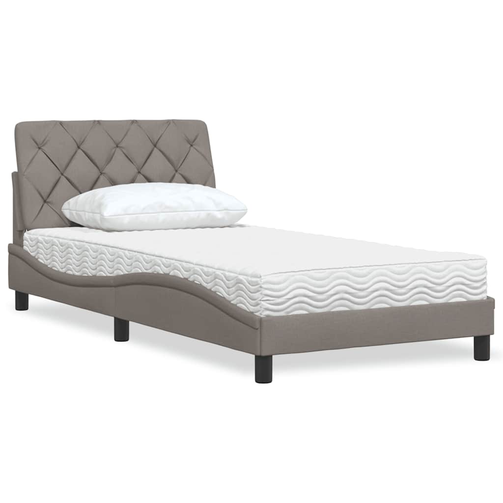 Lit Avec Matelas Tissu