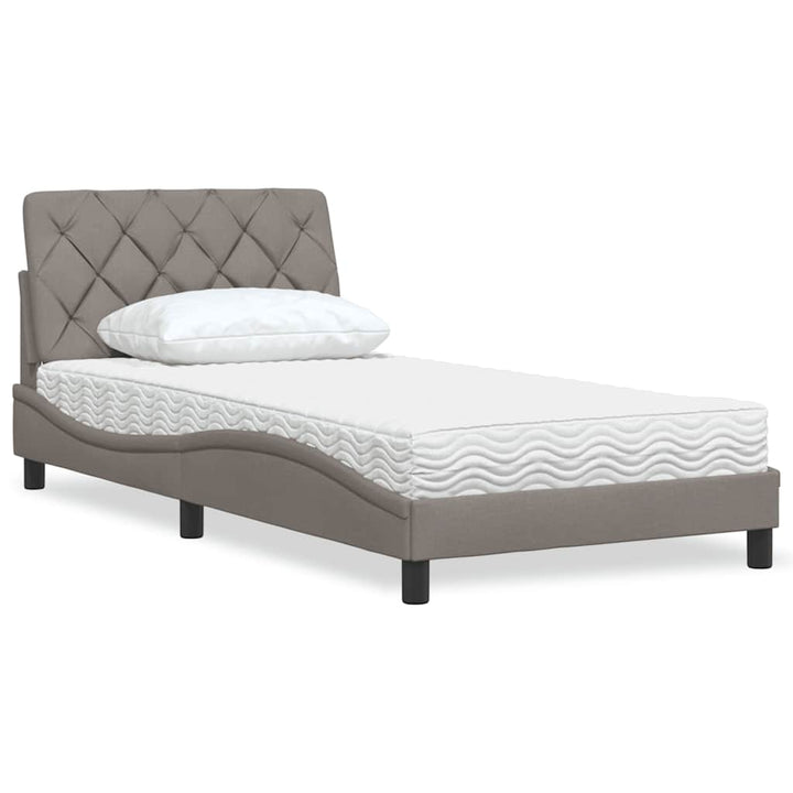 Lit Avec Matelas Tissu