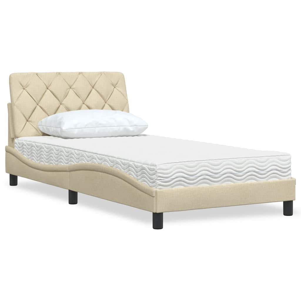 Lit Avec Matelas Tissu
