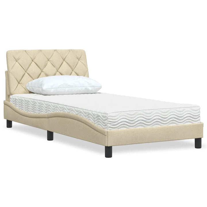 Lit Avec Matelas Tissu