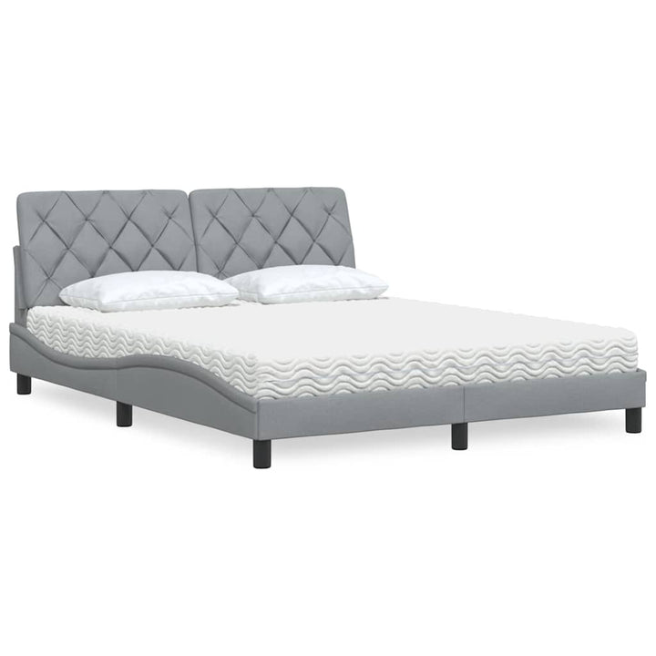 Lit Avec Matelas Tissu