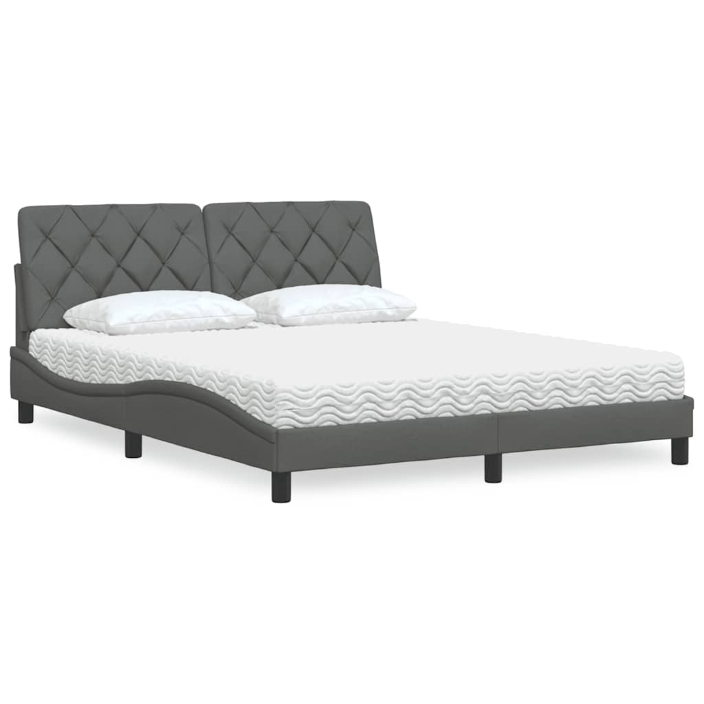 Lit Avec Matelas Tissu