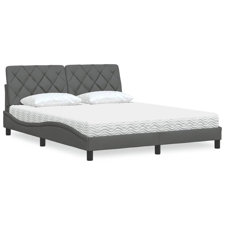 Lit Avec Matelas Tissu