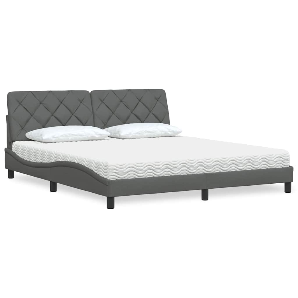 Lit Avec Matelas Tissu