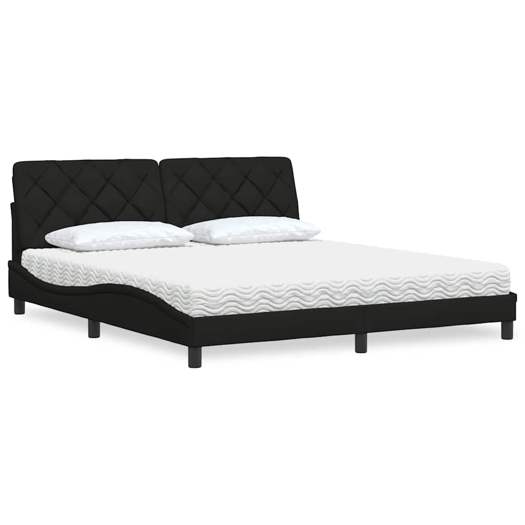 Lit Avec Matelas Tissu