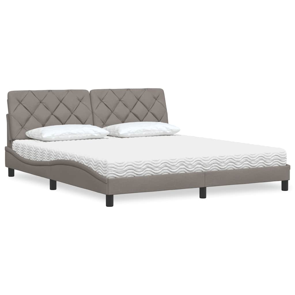 Lit Avec Matelas Tissu