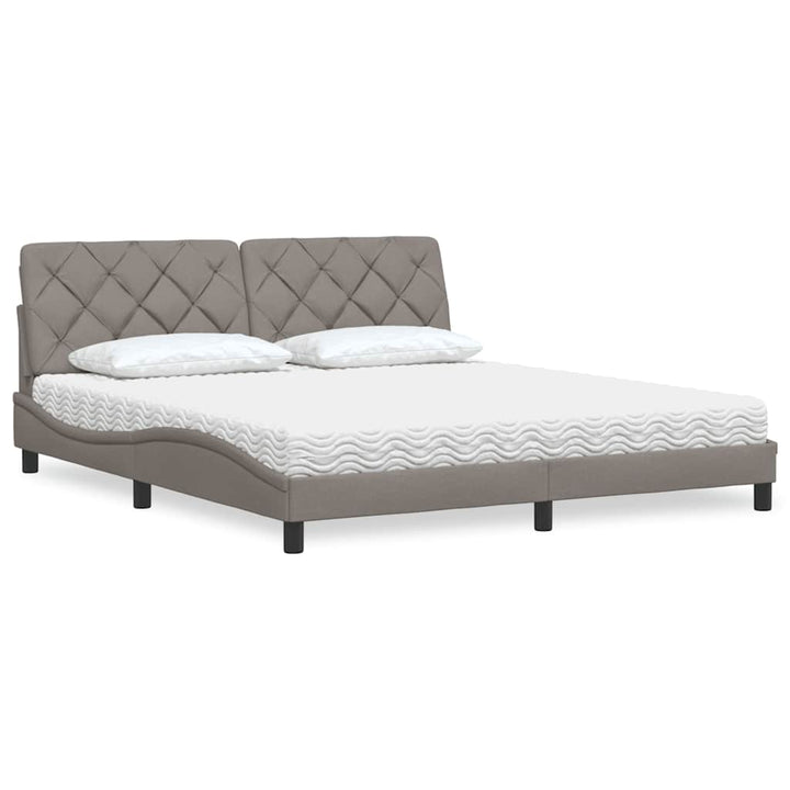 Lit Avec Matelas Tissu