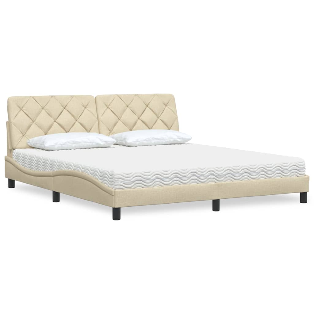 Lit Avec Matelas Tissu