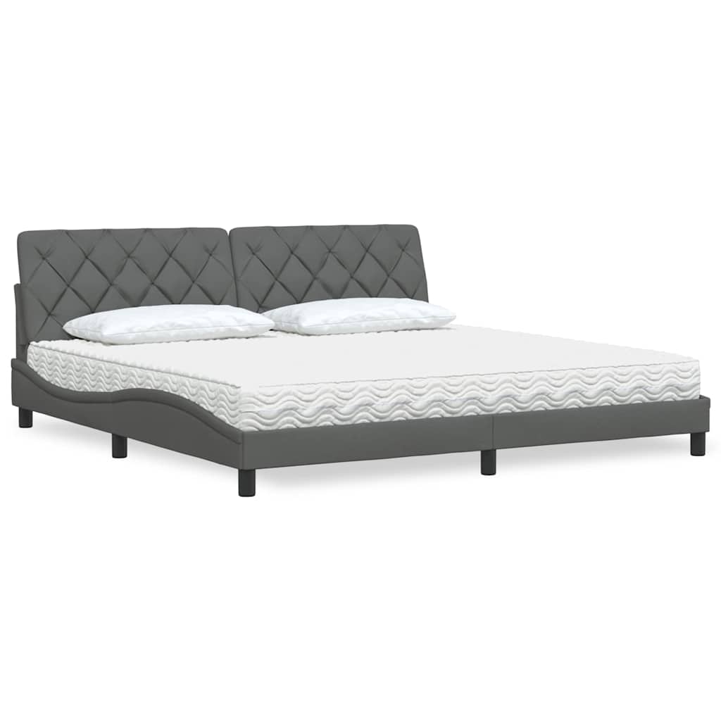 Lit Avec Matelas Tissu