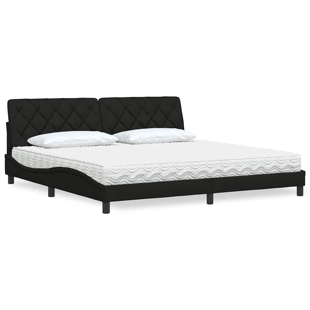 Lit Avec Matelas Tissu