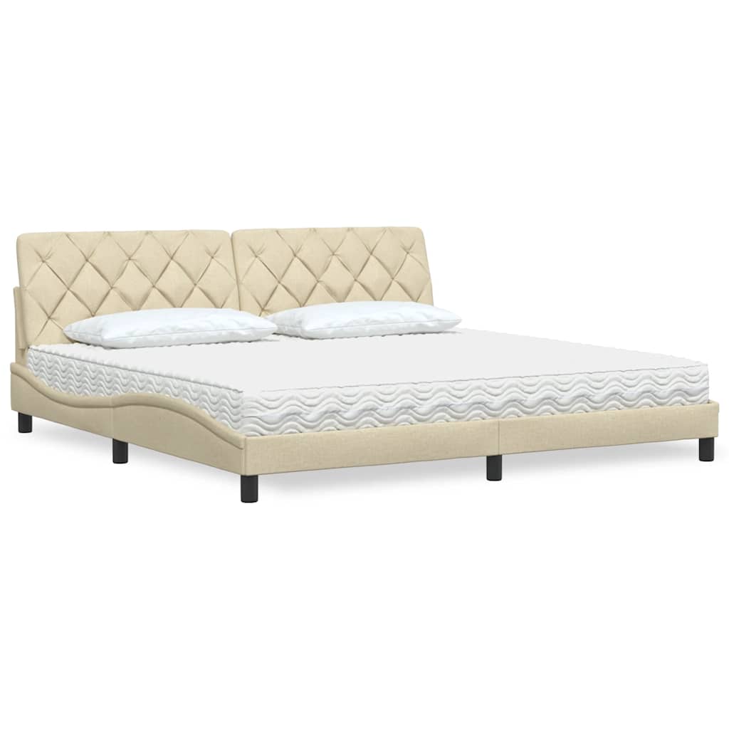 Lit Avec Matelas Tissu