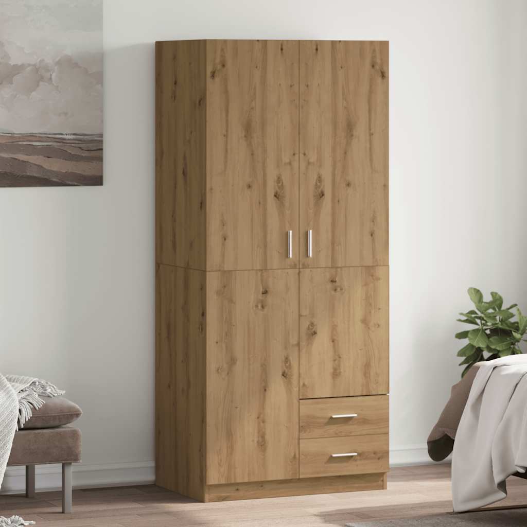 Garde-Robe 80X52X180 Cm Aggloméré