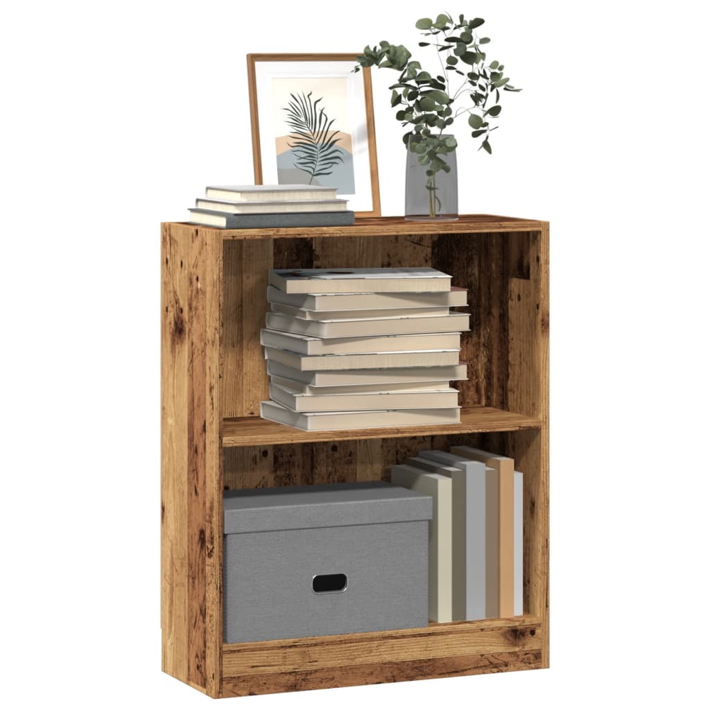 Bibliothèque 60X24X Bois D'ingénierie Vieux Bois