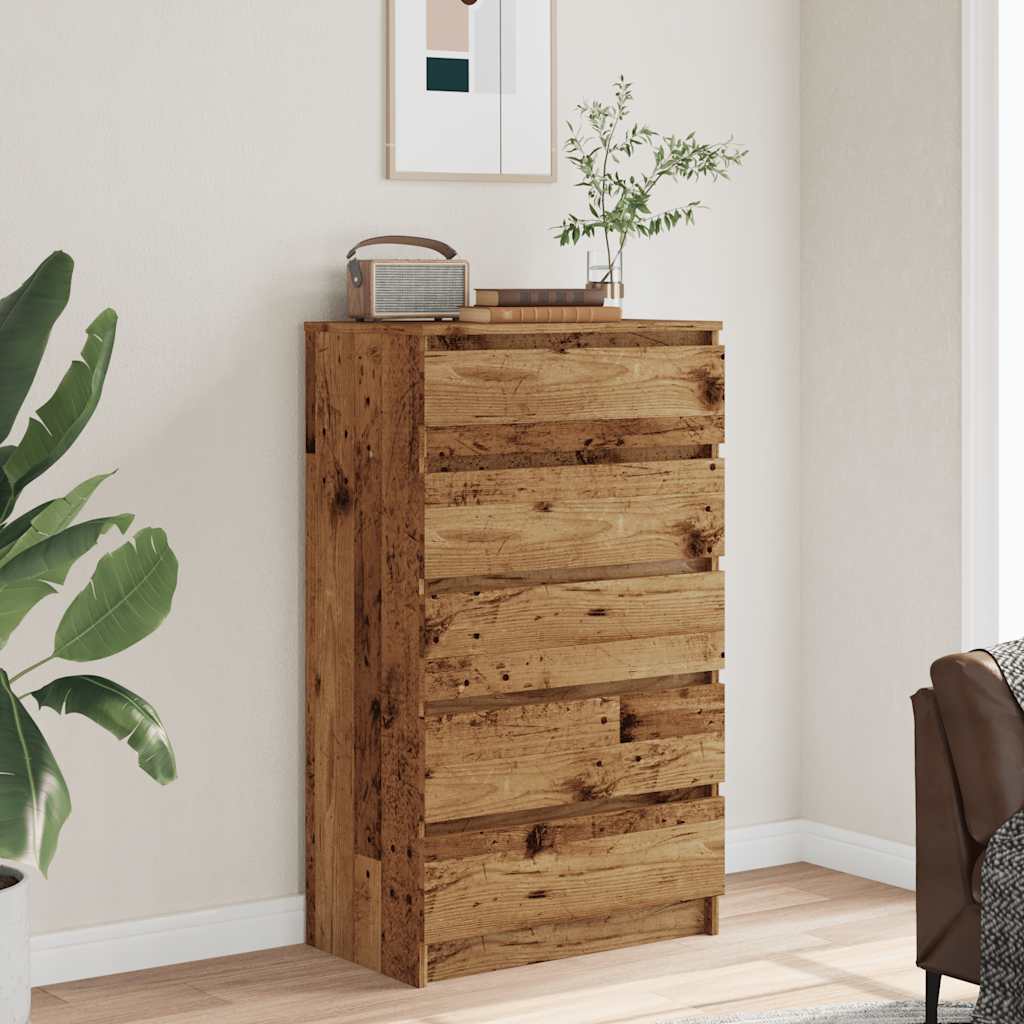 Commode 60X36X103 Cm Bois D'ingénierie