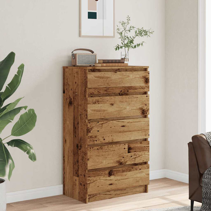Commode 60X36X103 Cm Bois D'ingénierie
